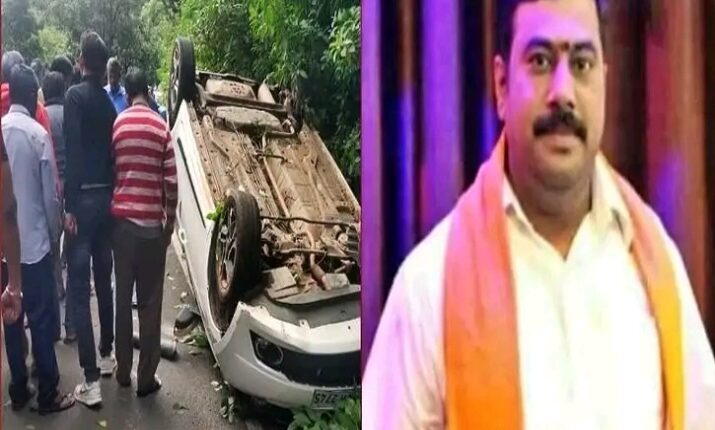 BJP leader dies in road accident